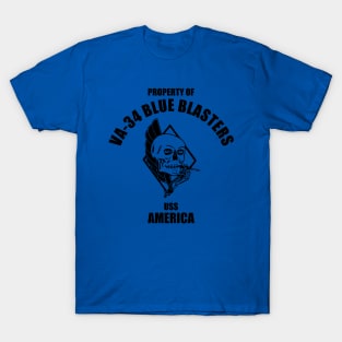 VA-34 Blue Blasters - USS America T-Shirt